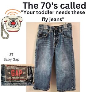 Baby GAP 3T 1969 loose fit jeans